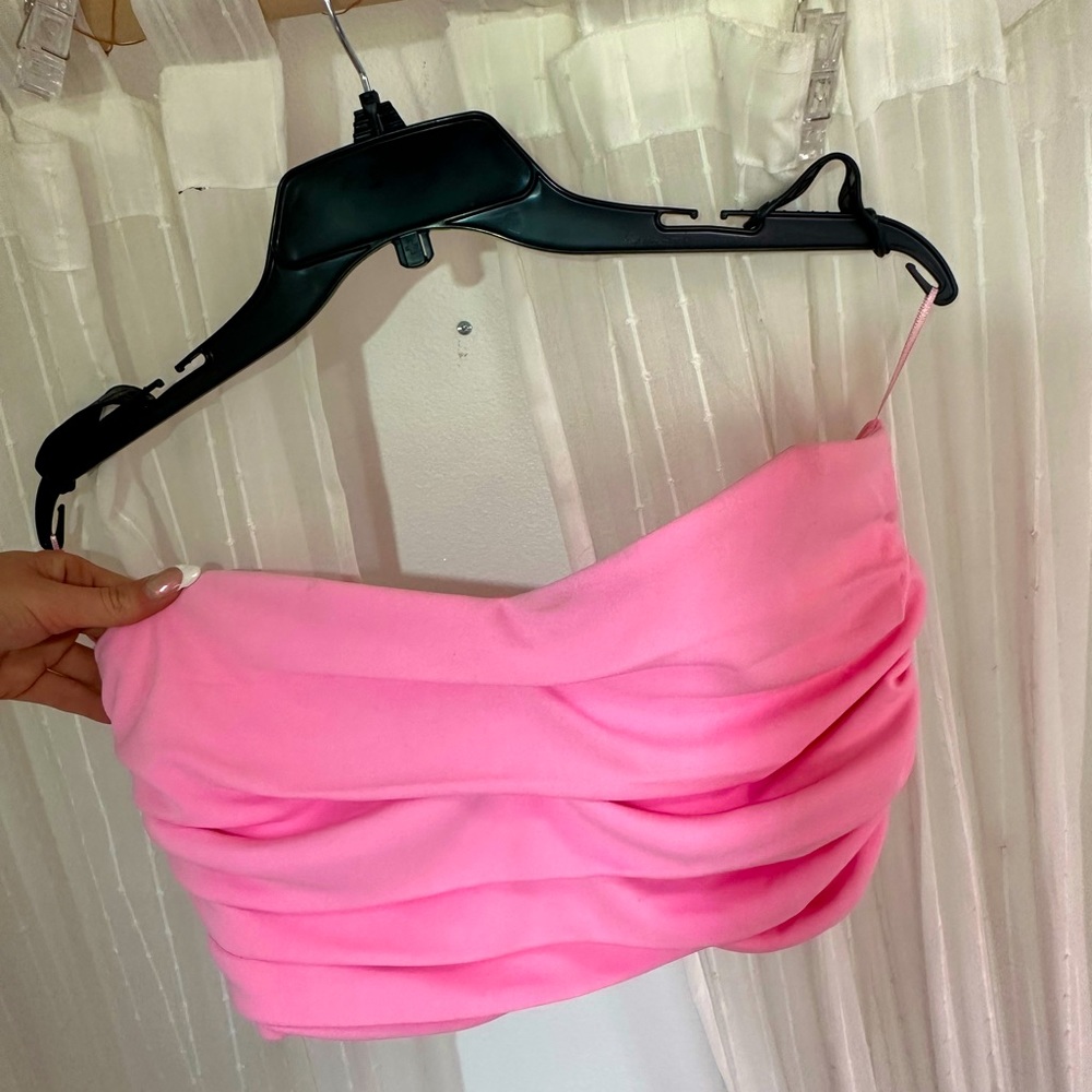 Viral corset strapless top